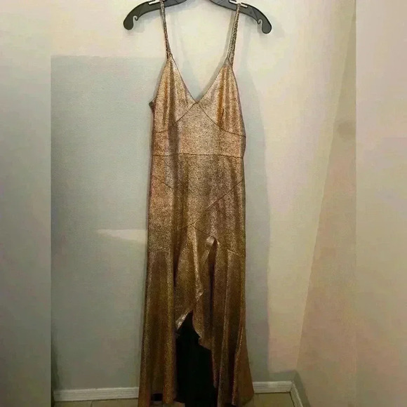 Hutch Gold High Low Dress - Picture 3 of 6